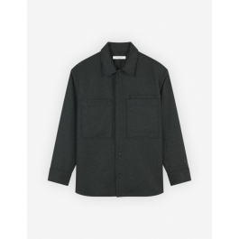 OVERSHIRT IN WOOL MELANGE | Maison Kitsuné