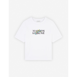 MAISON KITSUNE FLOWERS COMFORT TEE-SHIRT | Maison