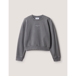 MAISON KITSUNE PARIS FADED CROPPED SWEATSHIRT | Maison Kitsuné