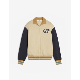 UNIVERSAL PRODUCTS “NO COLLAR BLOUSON” UNIVERSAL PRODUCTS - LEATHER BROUSON / BLACK | Stripe Online