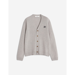 FOX HEAD LAMBSWOOL COMFORT CARDIGAN | Maison Kitsuné