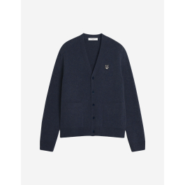 FOX HEAD MILANO LAMBSWOOL CARDIGAN | Maison Kitsuné