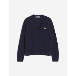 BABY FOX LAMBSWOOL BOXY CARDIGAN | Maison Kitsuné