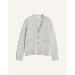 BABY FOX LAMBSWOOL BOXY CARDIGAN | Maison Kitsuné