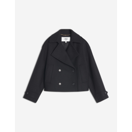 CROPPED PEACOAT | Maison Kitsuné