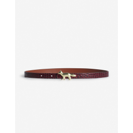 PROFILE FOX LEATHER BELT