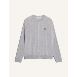 FOX HEAD FINE MERINO CARDIGAN | Maison Kitsuné