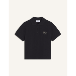 MAISON KITSUNE STAMP CROPPED POLO | Maison Kitsuné