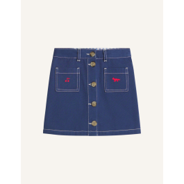 MAISON KITSUNE x BONPOINT LAURINE GABARDINE SKIRT | Maison Kitsuné