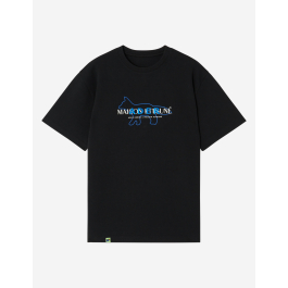 maison kitsune black t shirt
