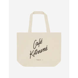 TOTE BAG CAFE KITSUNE LT | Maison Kitsuné