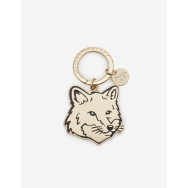 GOLDEN FOX HEAD GOLDEN KEYRING | Maison Kitsuné