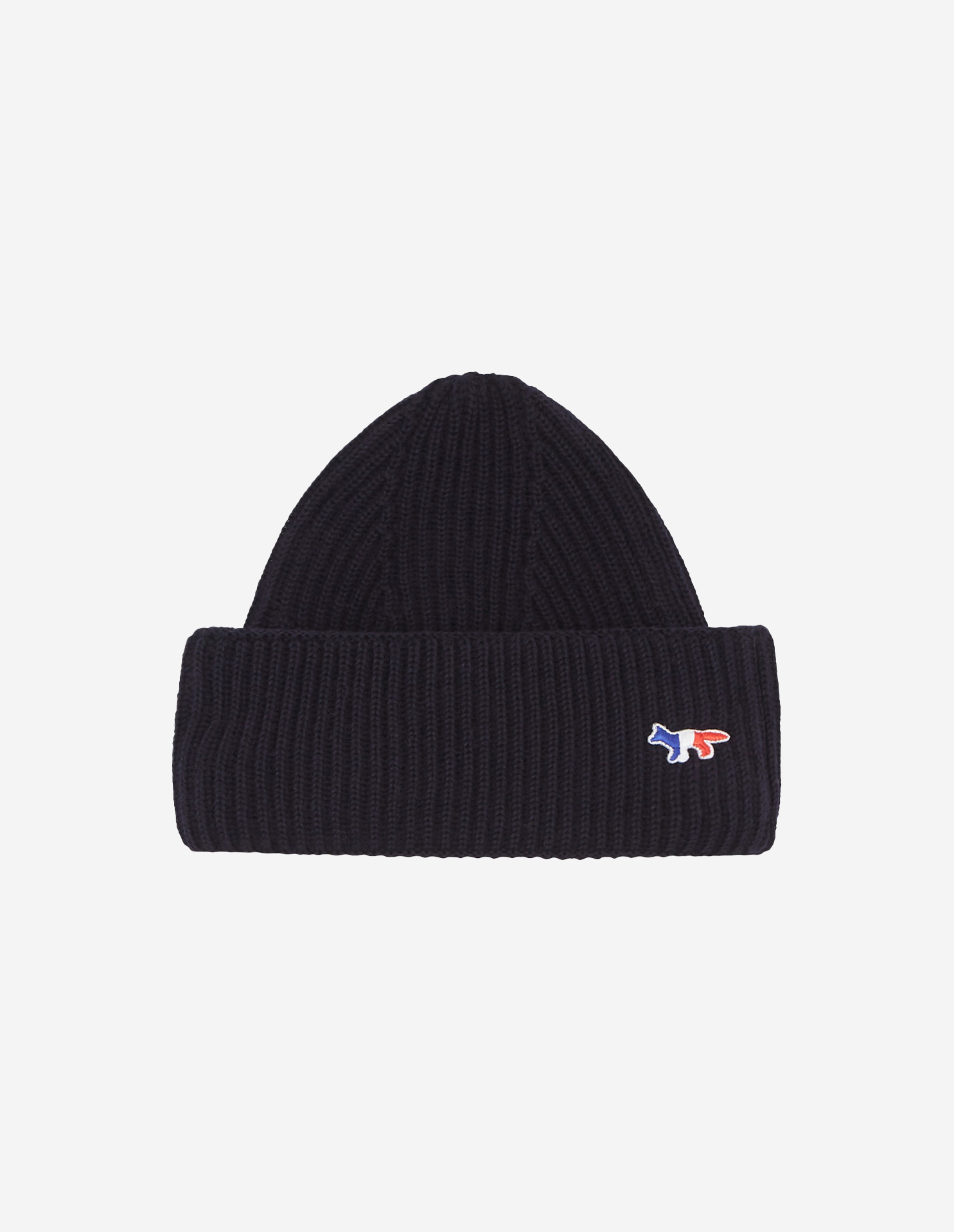 RIBBED HAT TRICOLOR FOX PATCH
