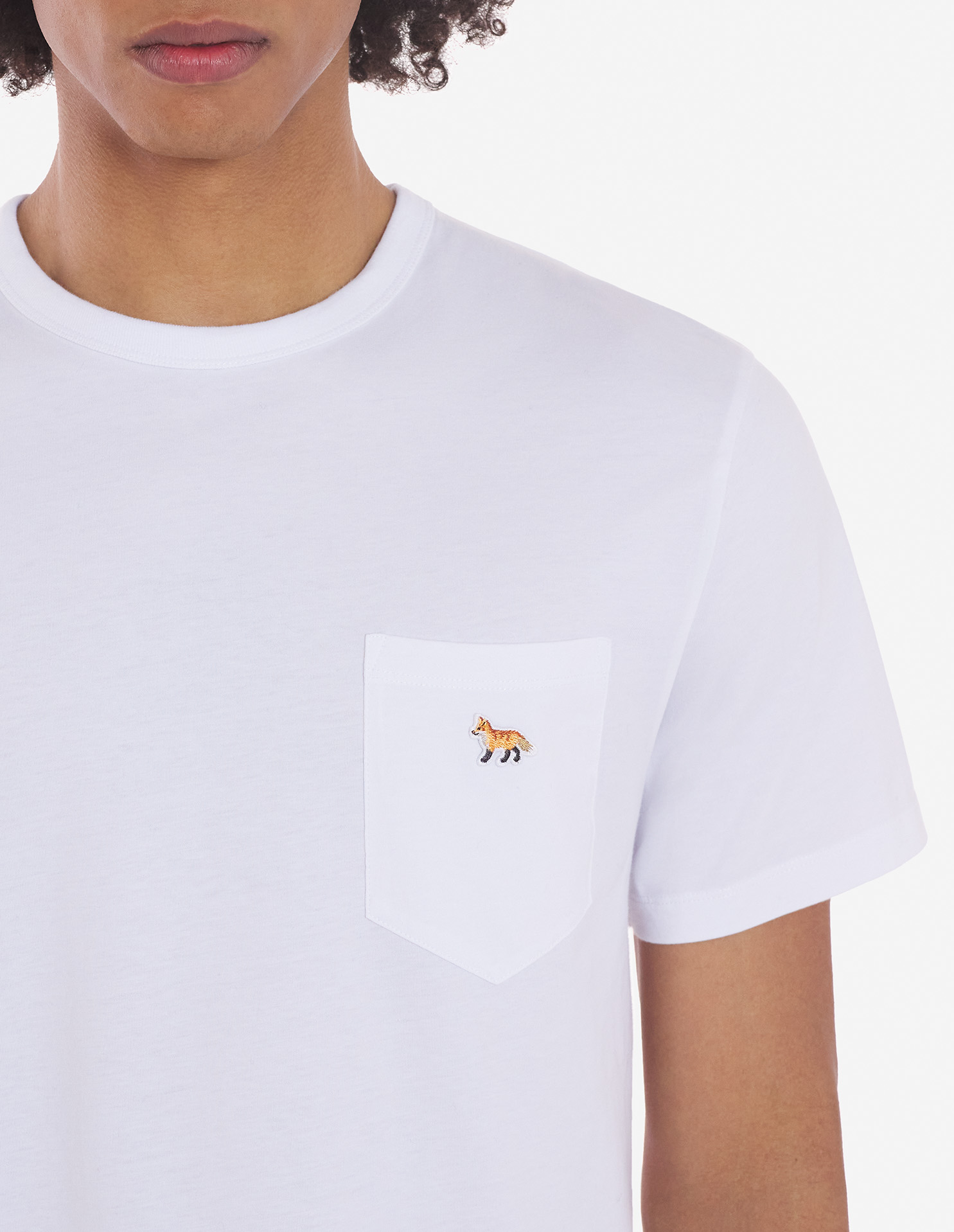 メゾン キツネ ベイビーフォックス パッチ ポケット Tシャツ | Maison