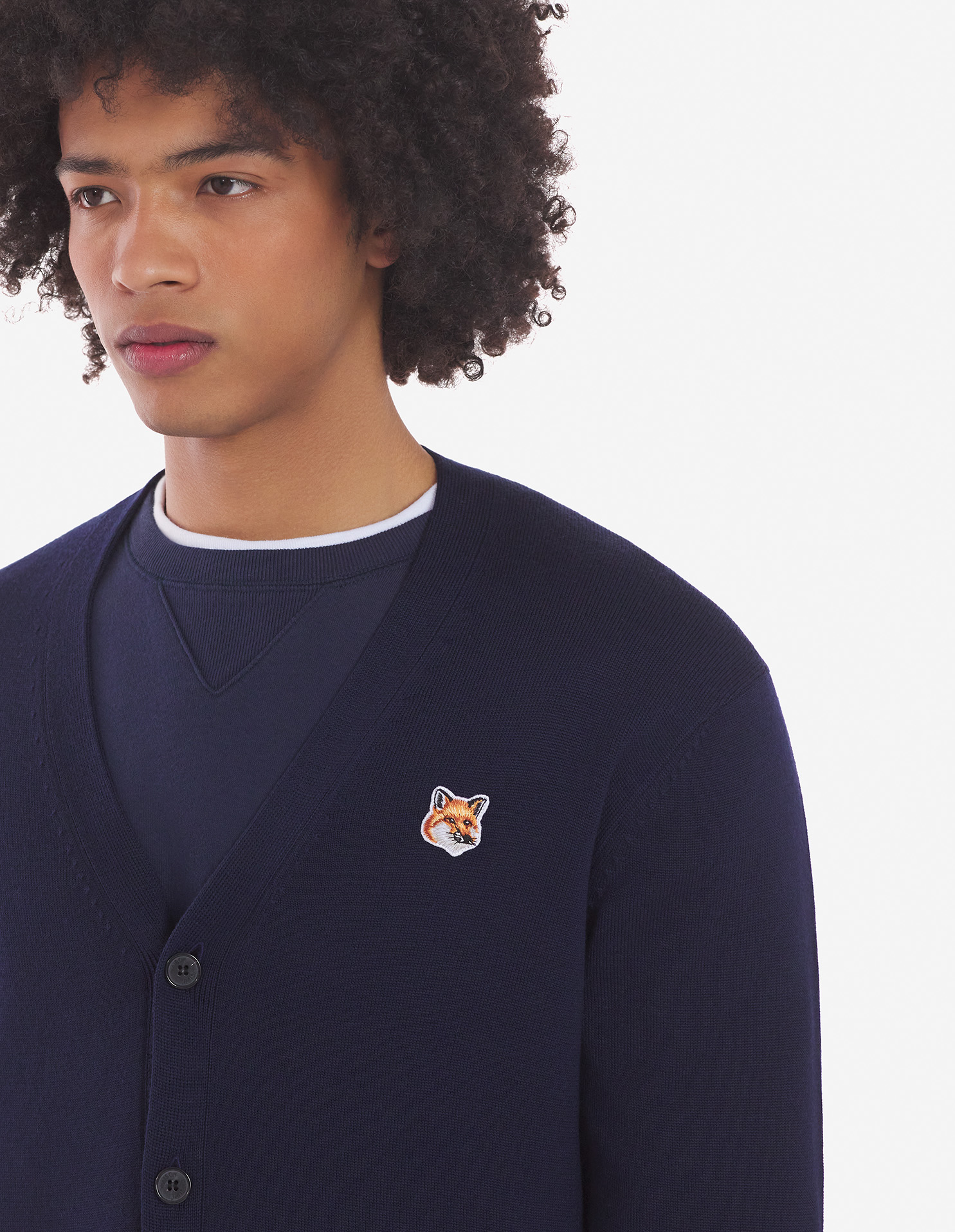 FOX HEAD PATCH CLASSIC CARDIGAN