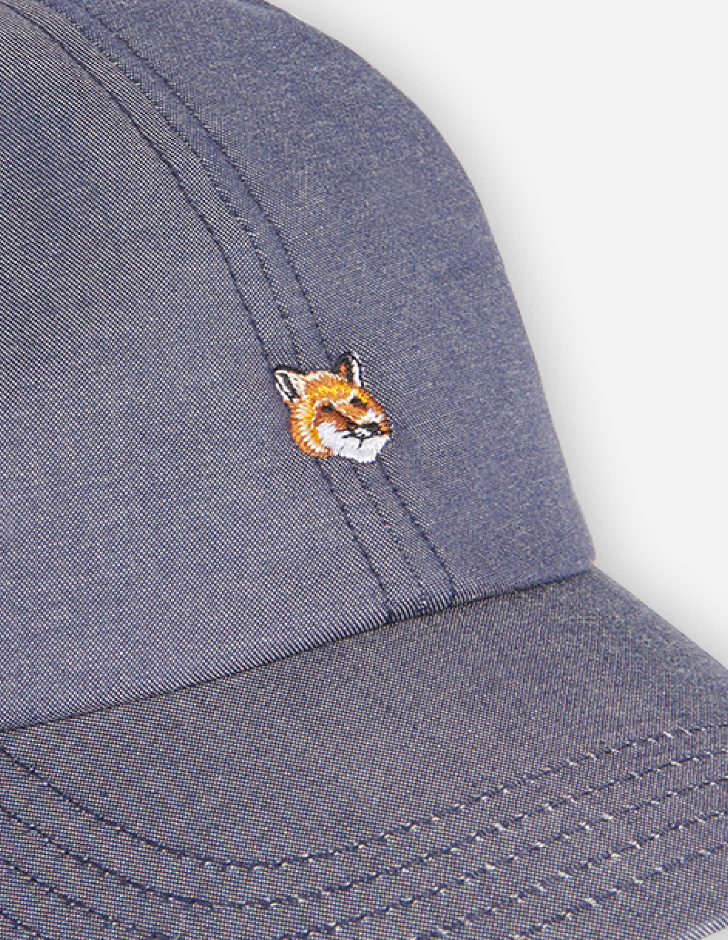 SMALL FOX HEAD EMBROIDERY 6P CAP