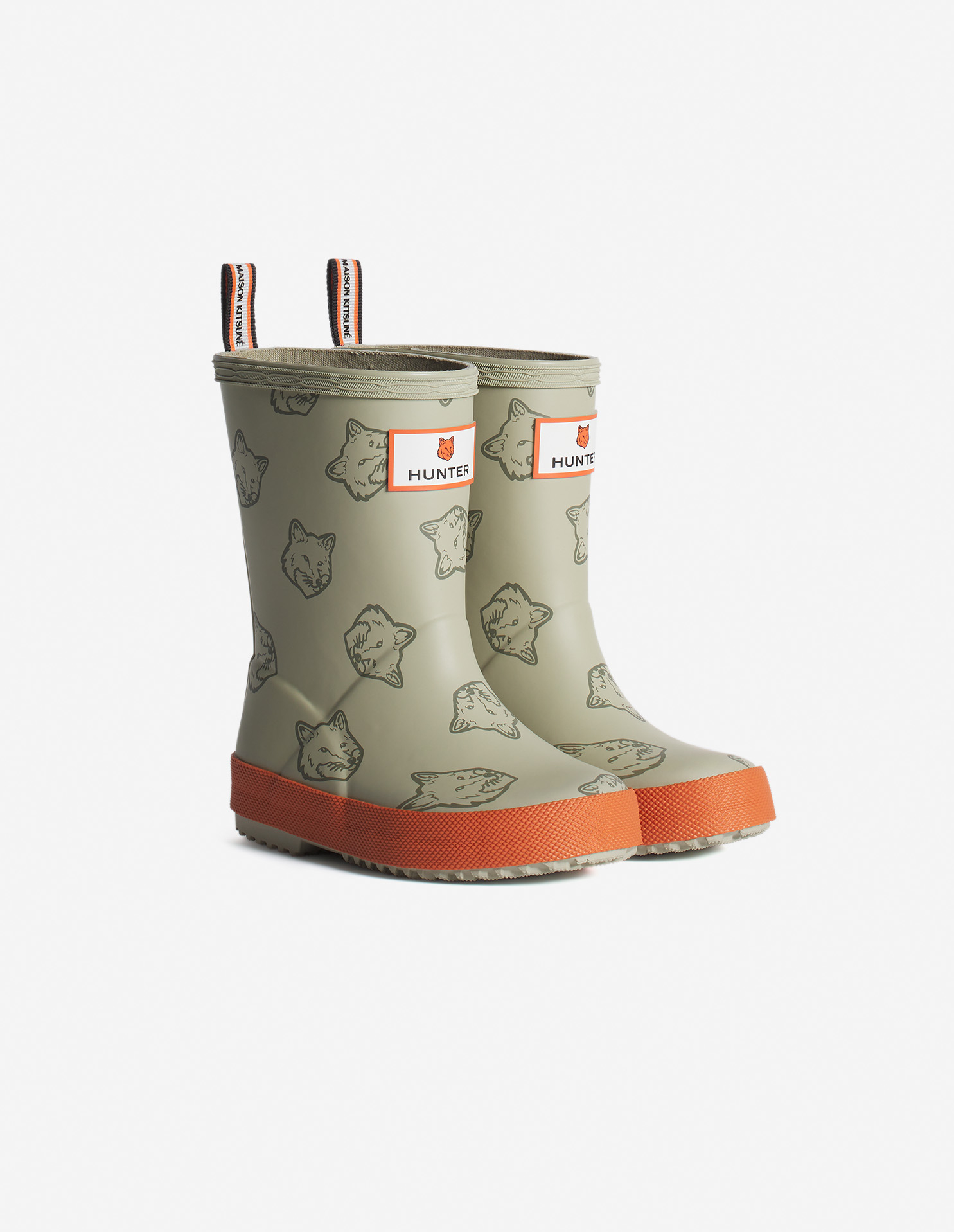 【新品未使用】 Kitsuné Hunter メゾン キツネ ハンター ブーツ HUNTER - コラボレーション | Maison Kitsuné