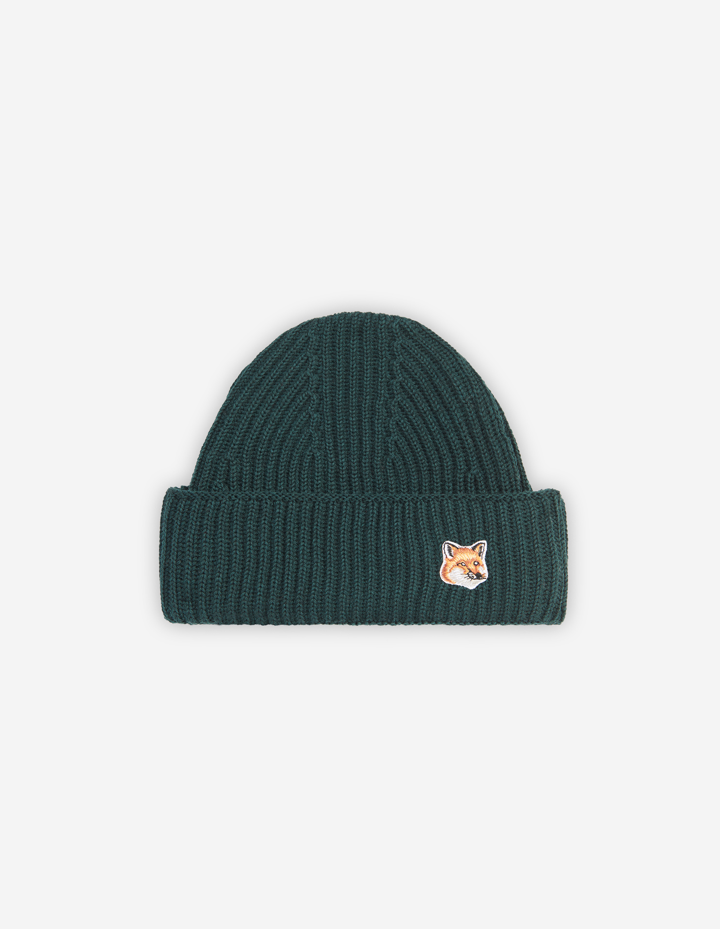FOX HEAD PATCH RIBBED HAT
