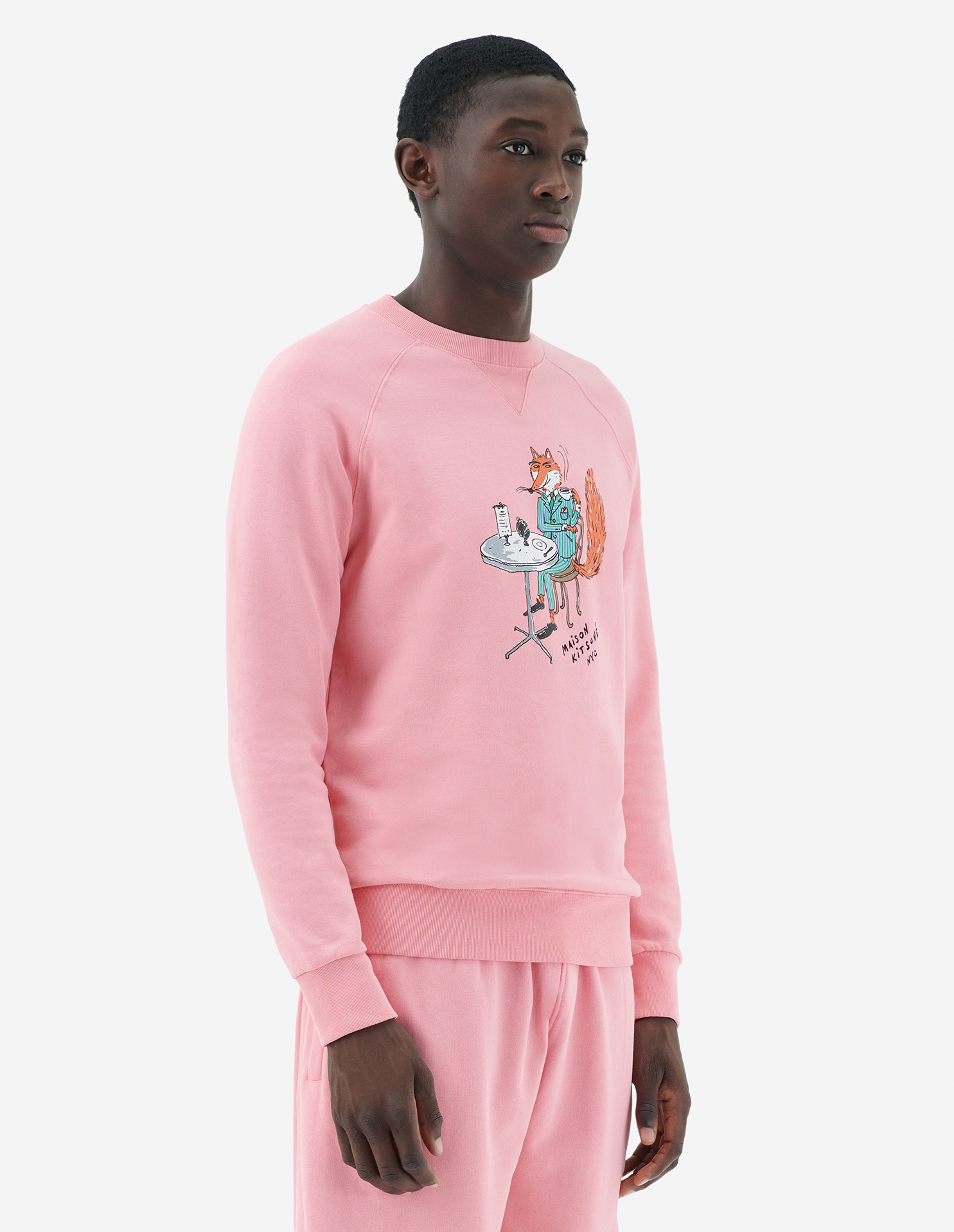 OLY COFFEE FOX CLASSIC SWEATSHIRT | Maison Kitsuné