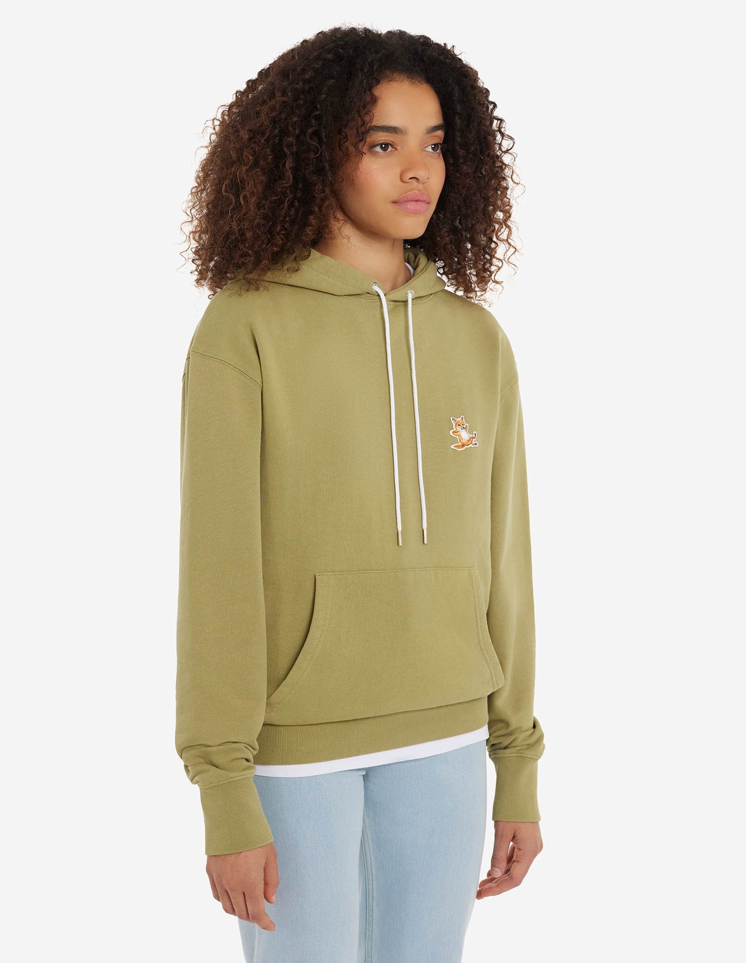 CHILLAX FOX PATCH CLASSIC HOODIE | Maison Kitsuné