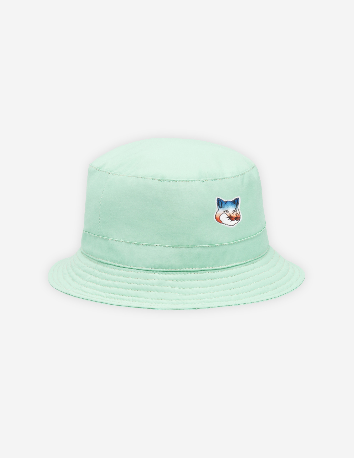 GRADIENT FOX HEAD PATCH BUCKET HAT 