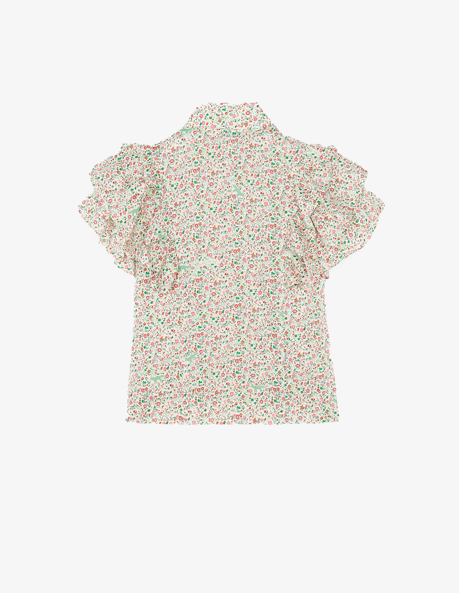 オランピアルタンコラボ シャツ OLY FLOUNCE PUFF TOP-