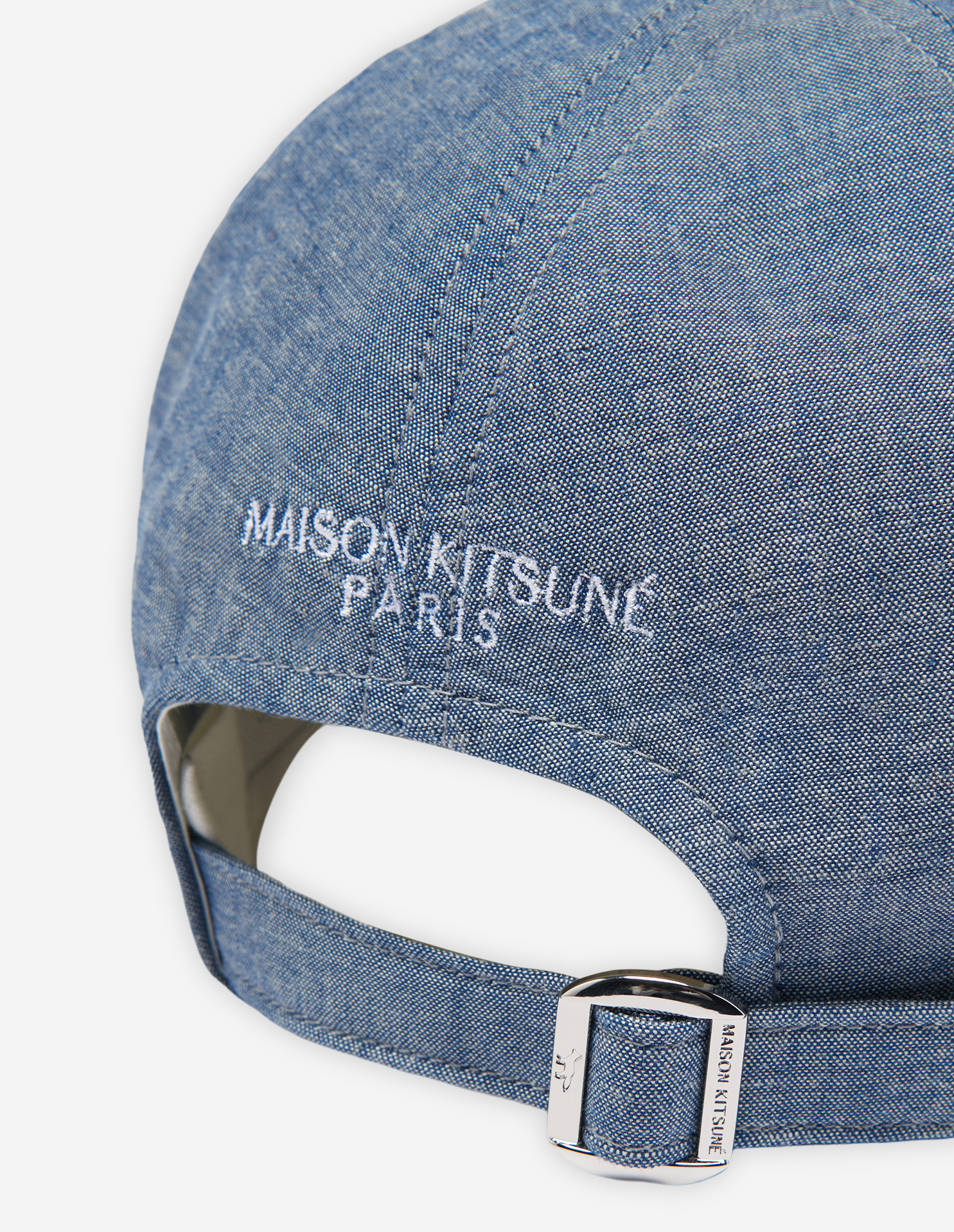 SMALL FOX HEAD EMBROIDERY 6P CAP | Maison Kitsuné