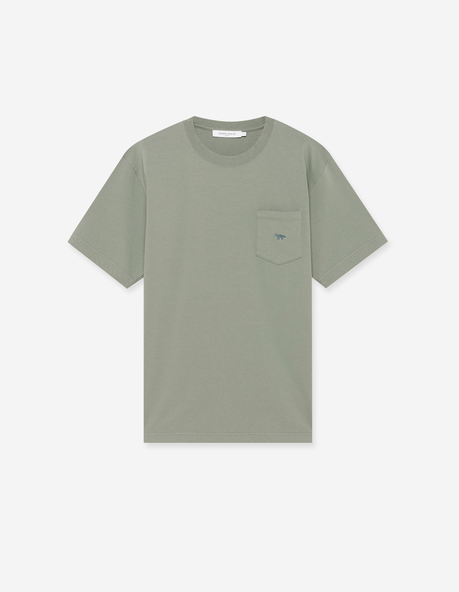 フォックス エンブロイダリー ポケット Tシャツ