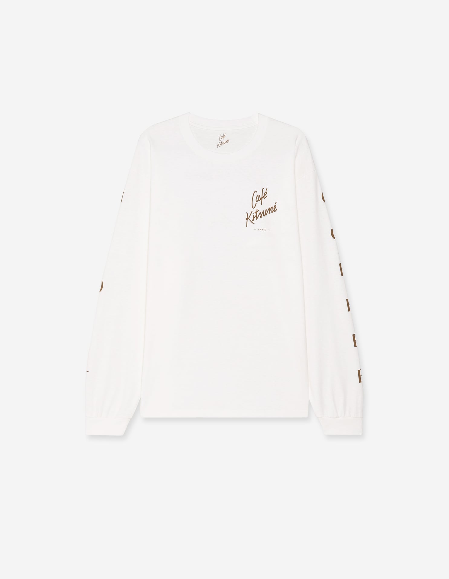 カフェ キツネ HOT COFFEE LS Tシャツ