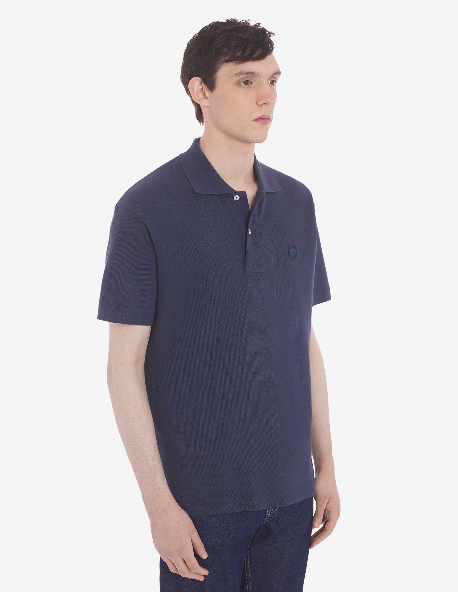 BOLD FOX HEAD PATCH COMFORT POLO | Maison Kitsuné