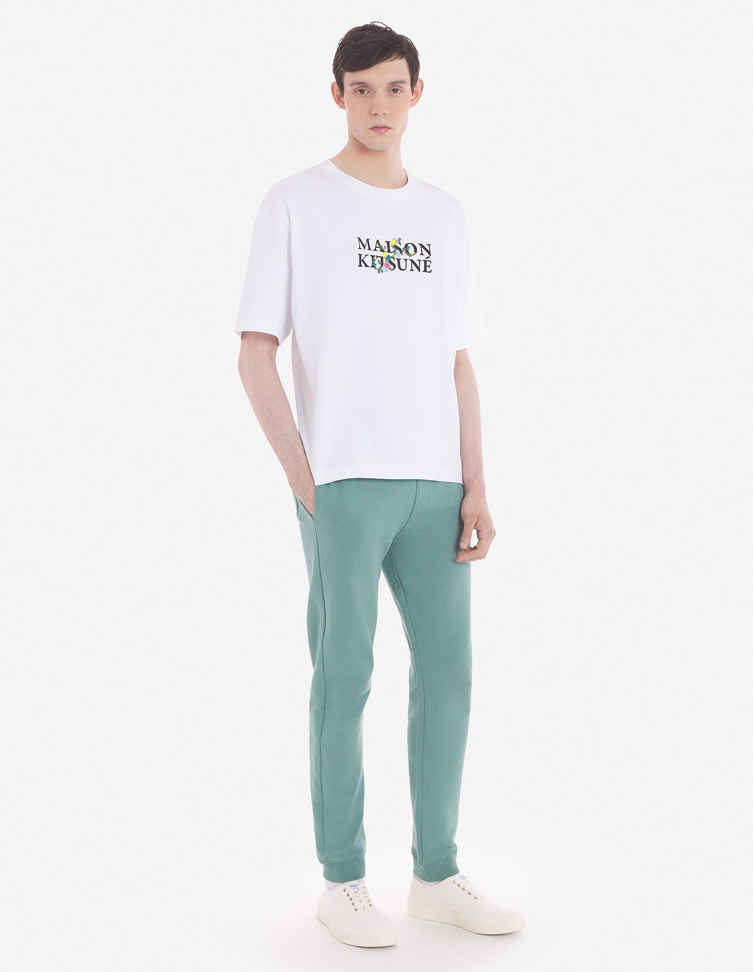 MAISON KITSUNE/(M)FOX HEAD PATCH REGULAR JOG PANTS-