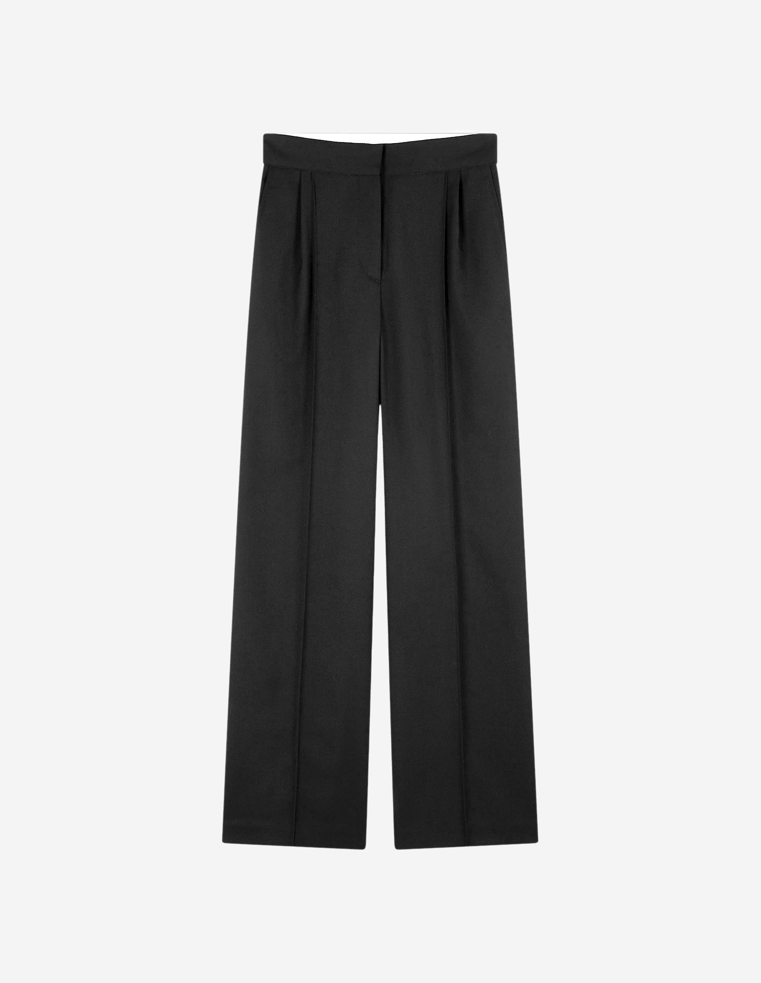 DOUBLE PLEAT TAILORED PANTS IN TEXTURISED FLUID TE | Maison Kitsuné