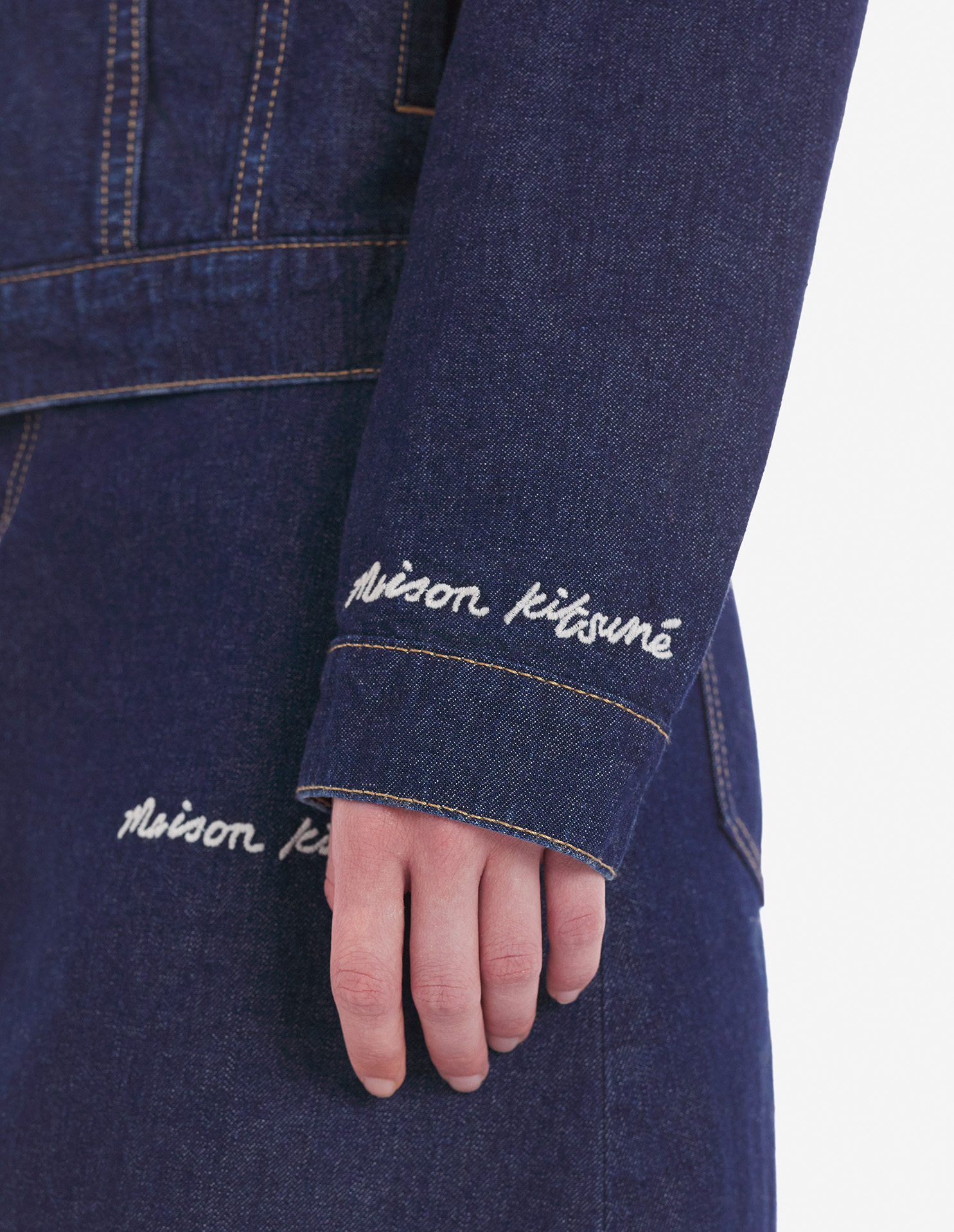 Maison Kitsune × Blue Blue インディゴ スウェット L - スウェット