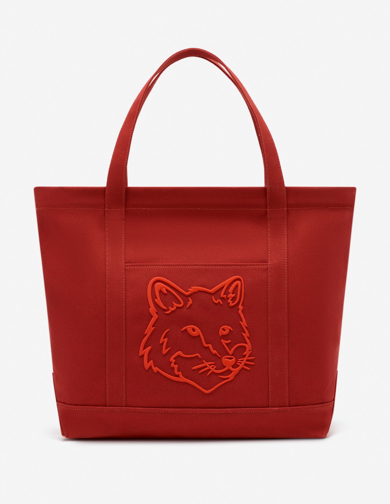 BOLD FOX HEAD LARGE TOTE BAG | Maison Kitsuné