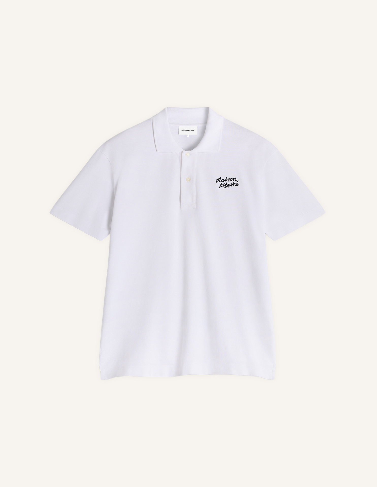 MAISON KITSUNE HANDWRITING COMFORT POLO