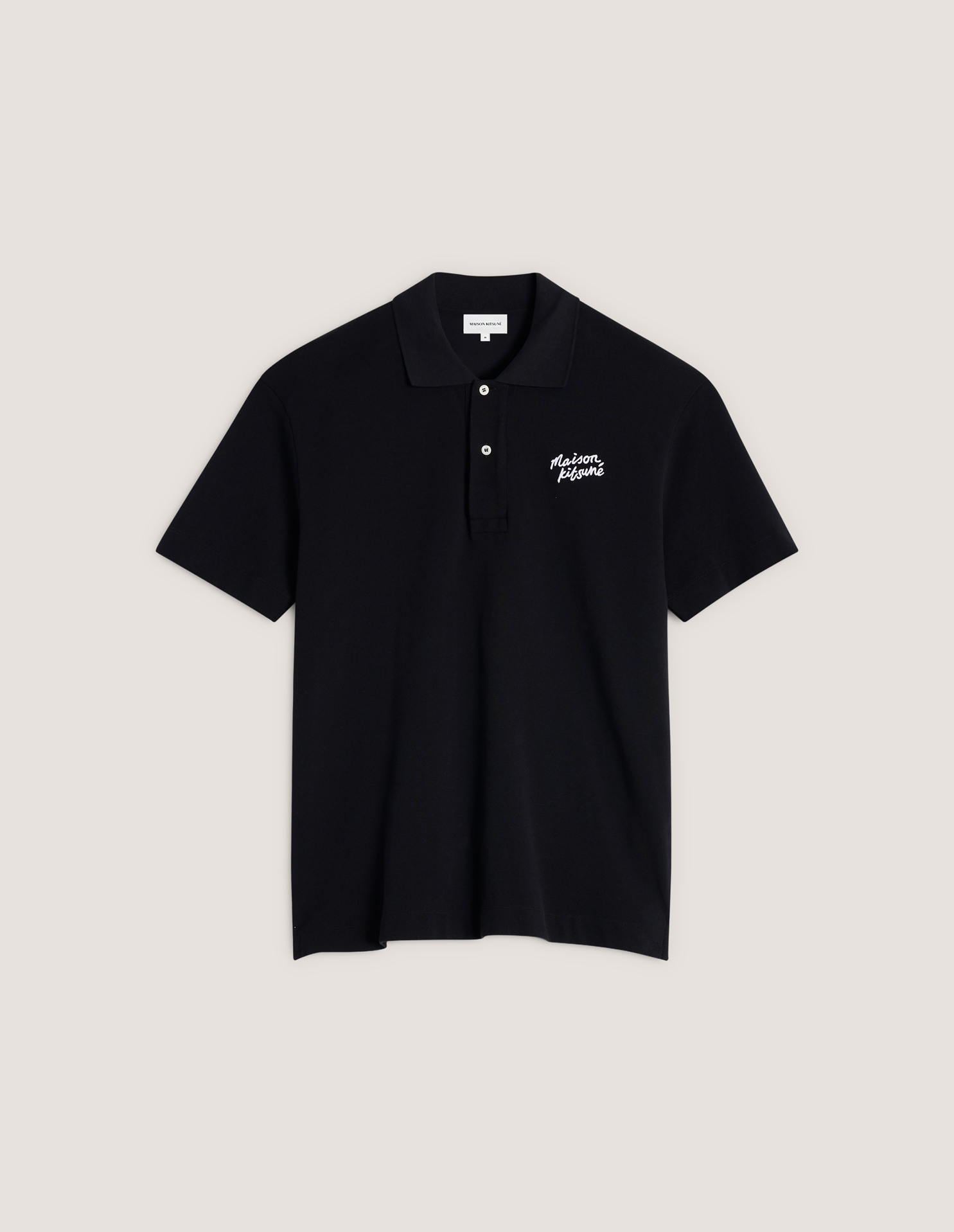 MAISON KITSUNE HANDWRITING COMFORT POLO