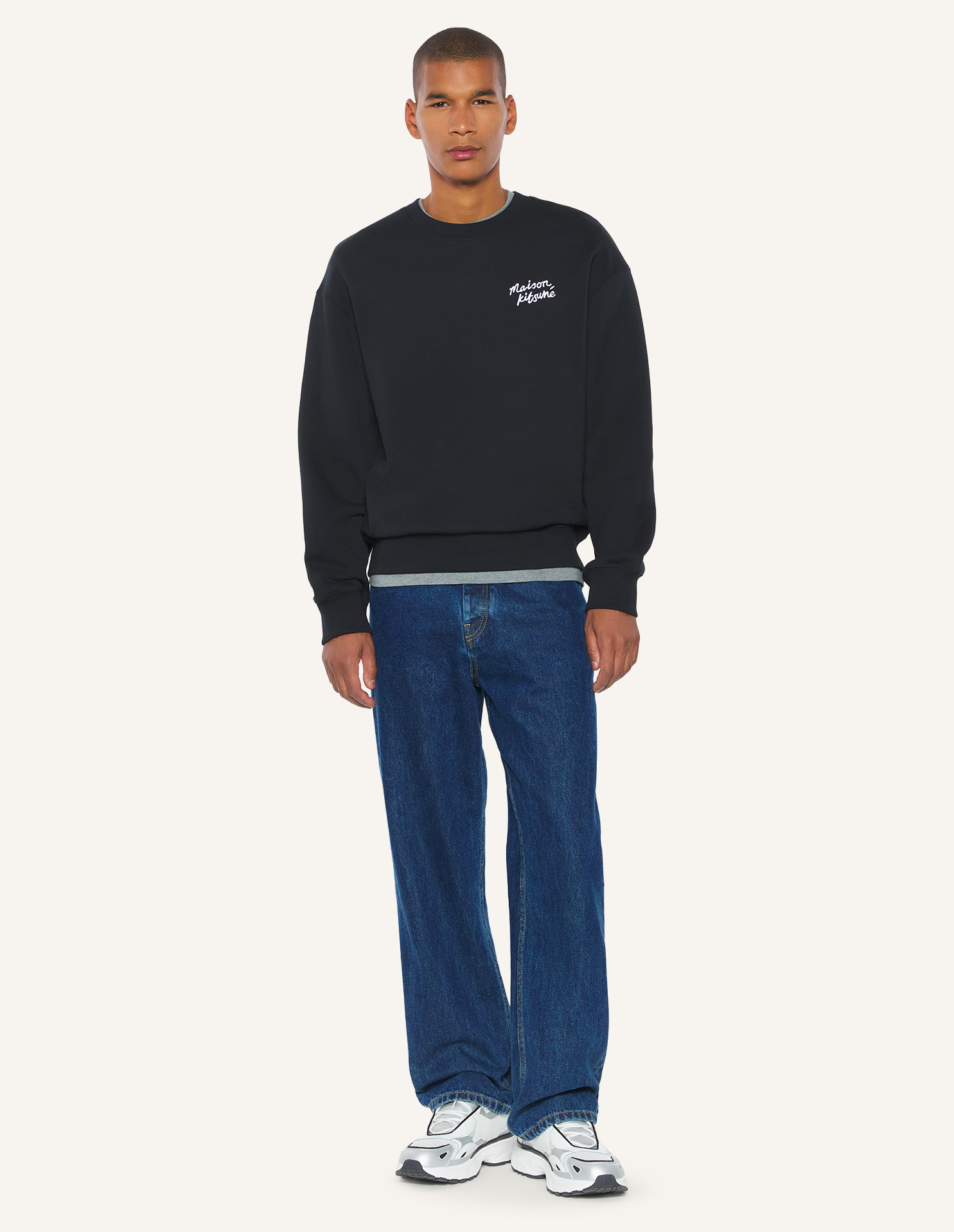 MAISON KITSUNE HANDWRITING COMFORT SWEATSHIRT