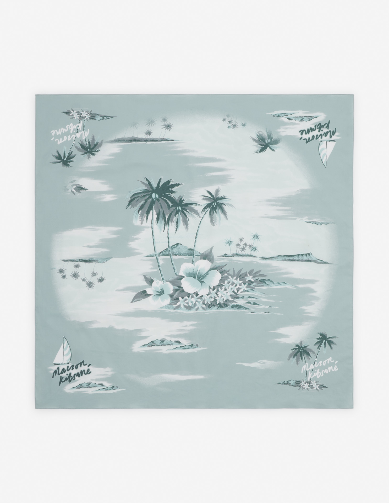 HAWAIIAN SCENE SCARF