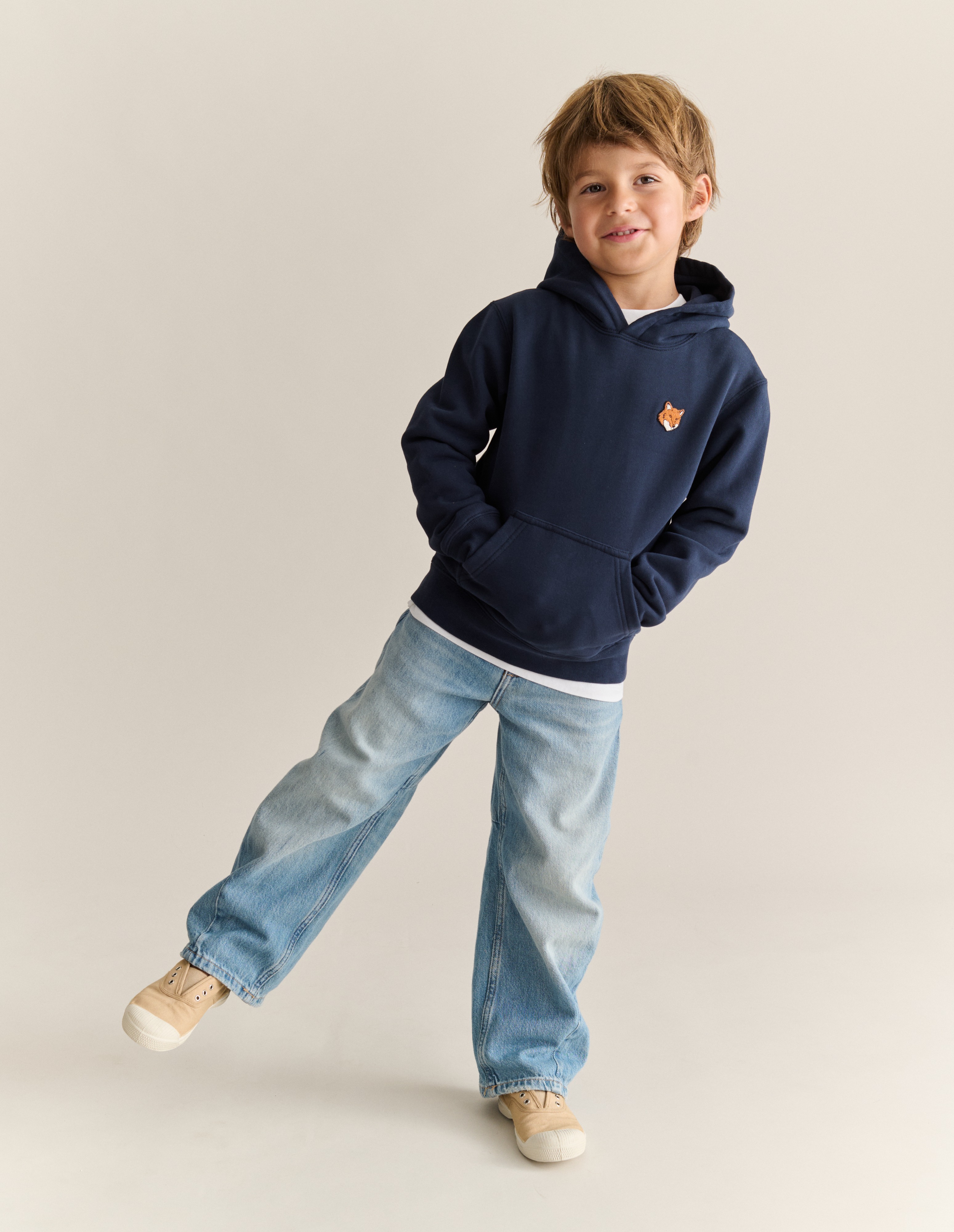 FOX HEAD KID HOODIE