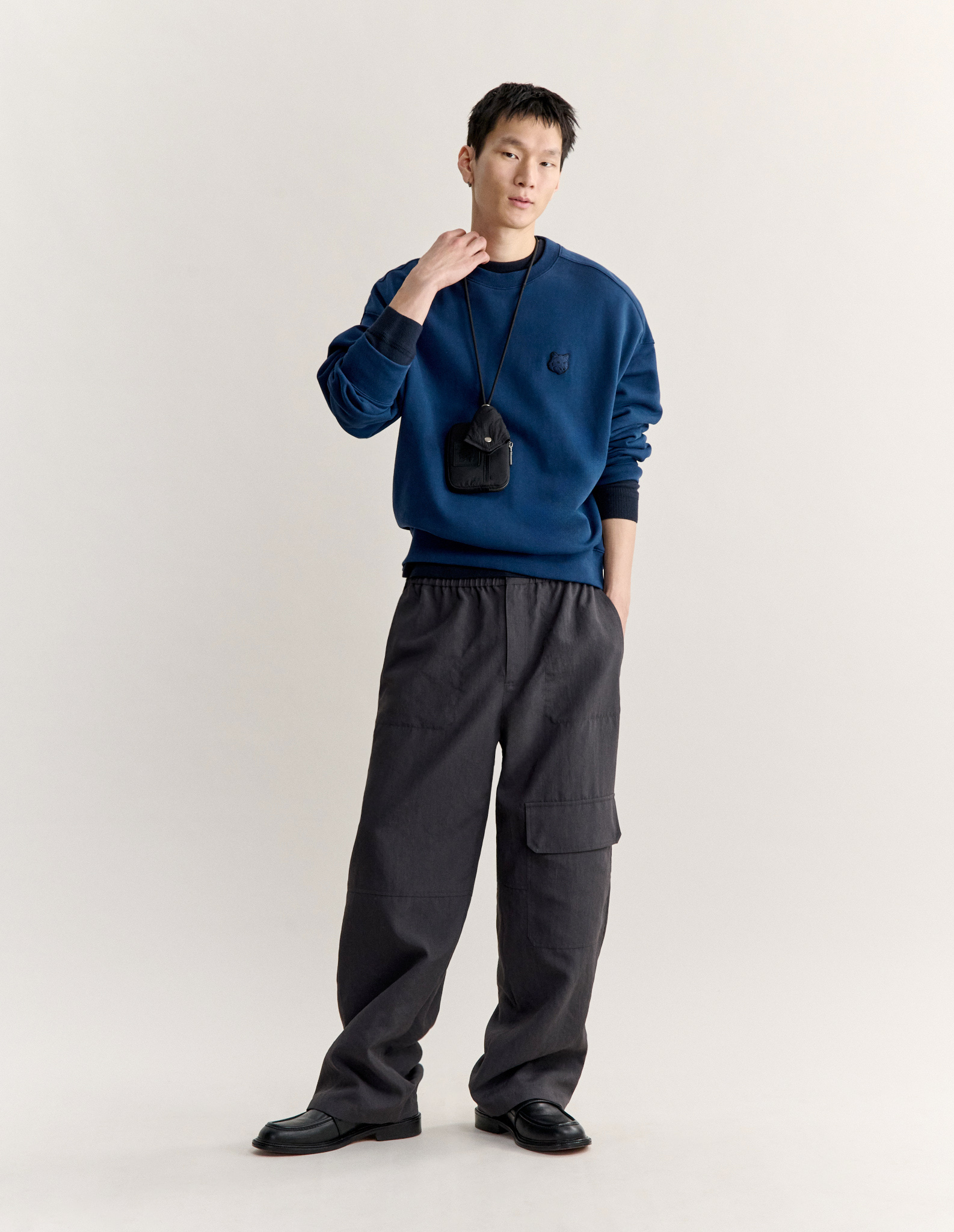 FOX HEAD OVERSIZE SWEATSHIRT