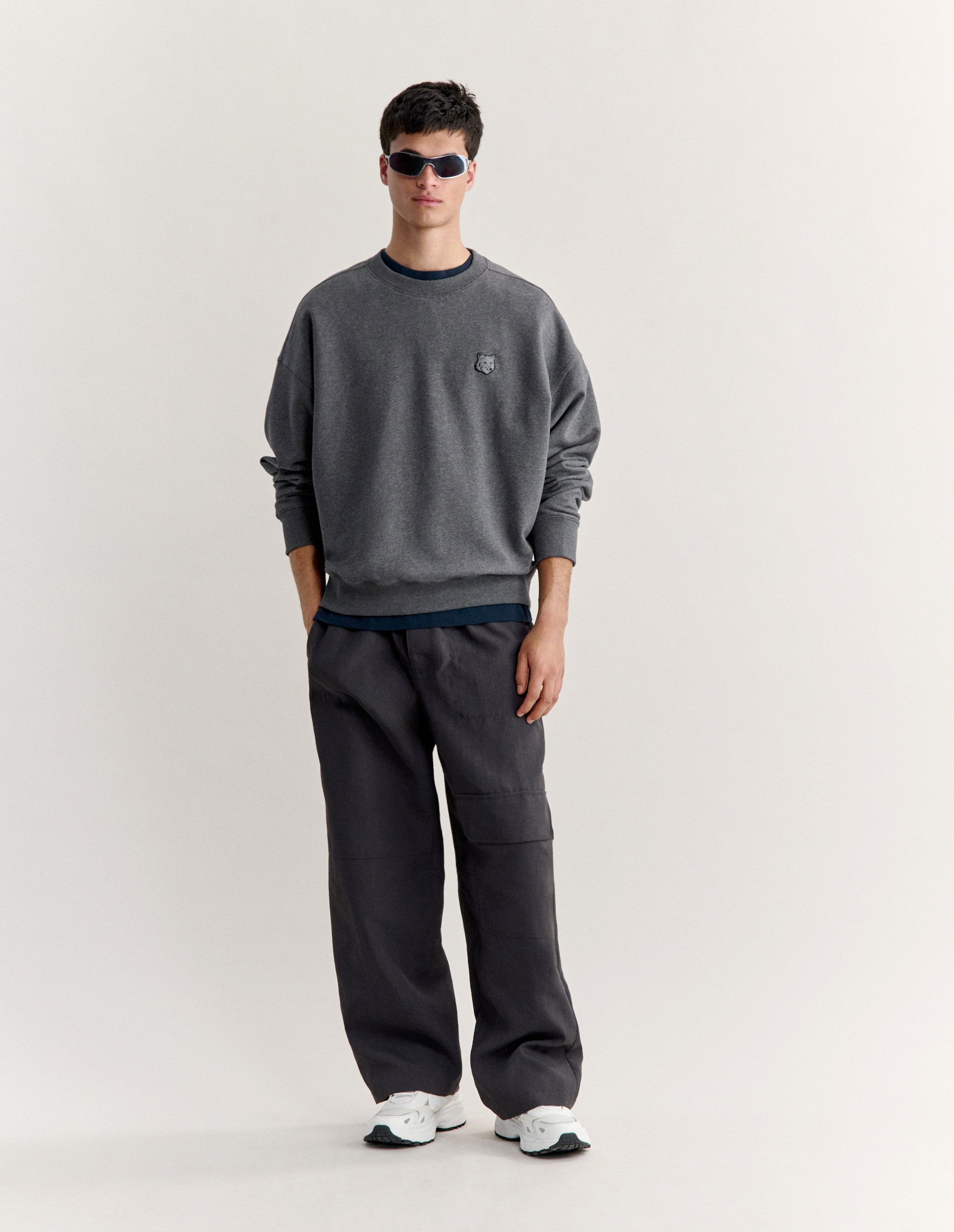 FOX HEAD OVERSIZE SWEATSHIRT