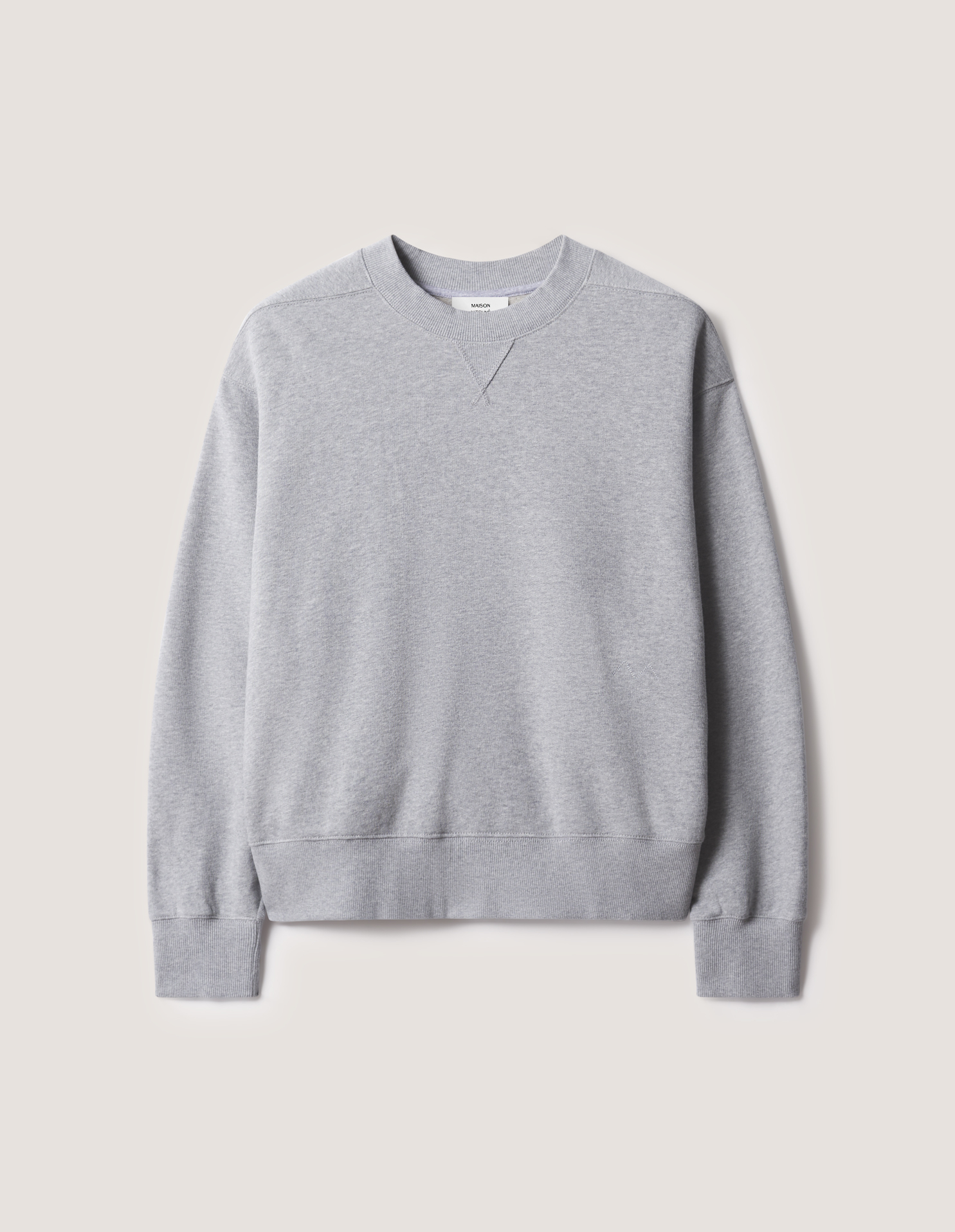 STITCHED EARS CASHMERE MIX SWEATSHIRT
