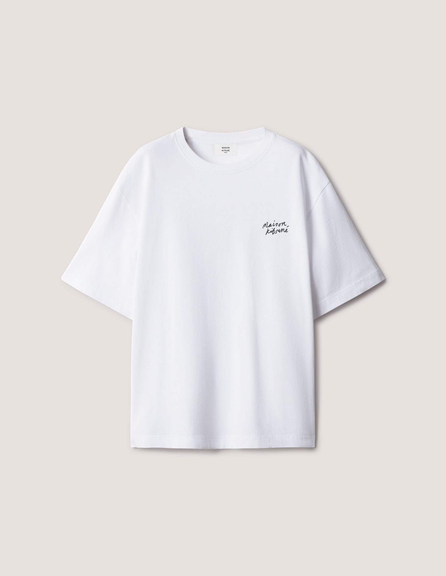 MAISON KITSUNE HANDWRITING OVERSIZE TEE-SHIRT