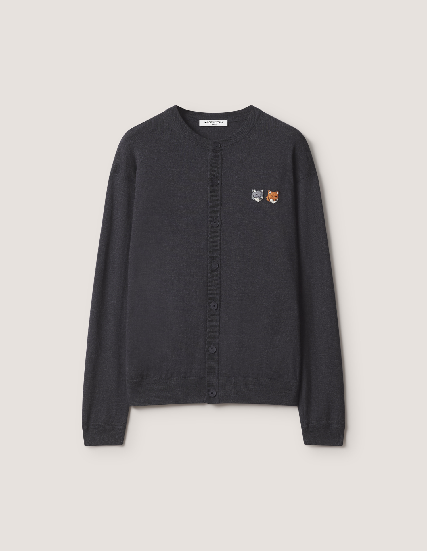 DOUBLE FOX HEAD COMFORT CARDIGAN