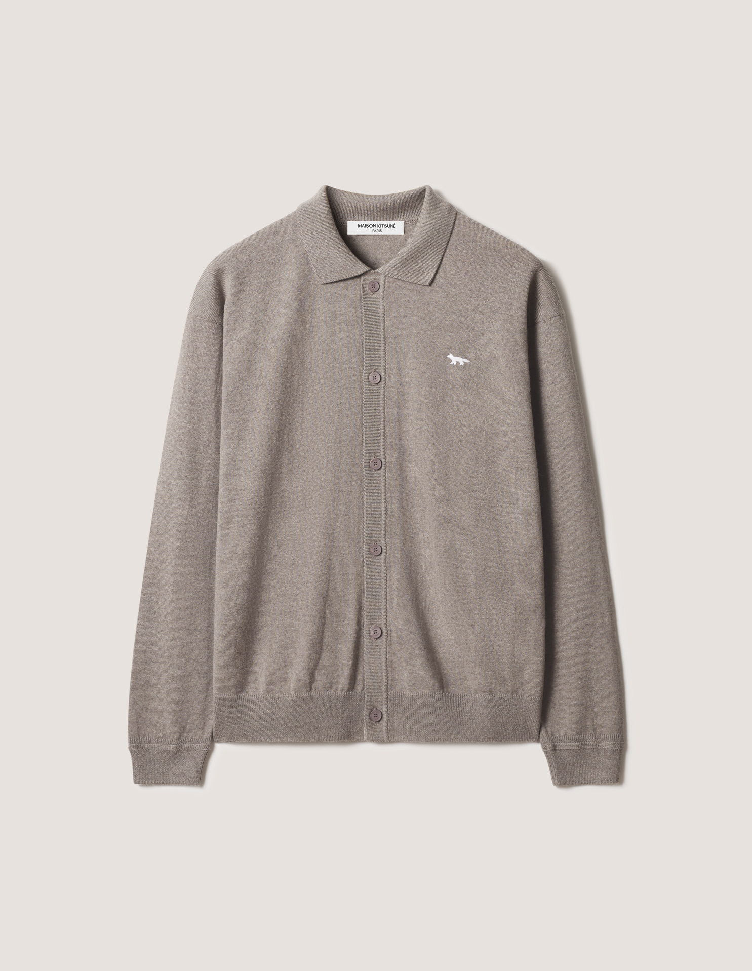 PROFILE FOX COMFORT POLO CARDIGAN