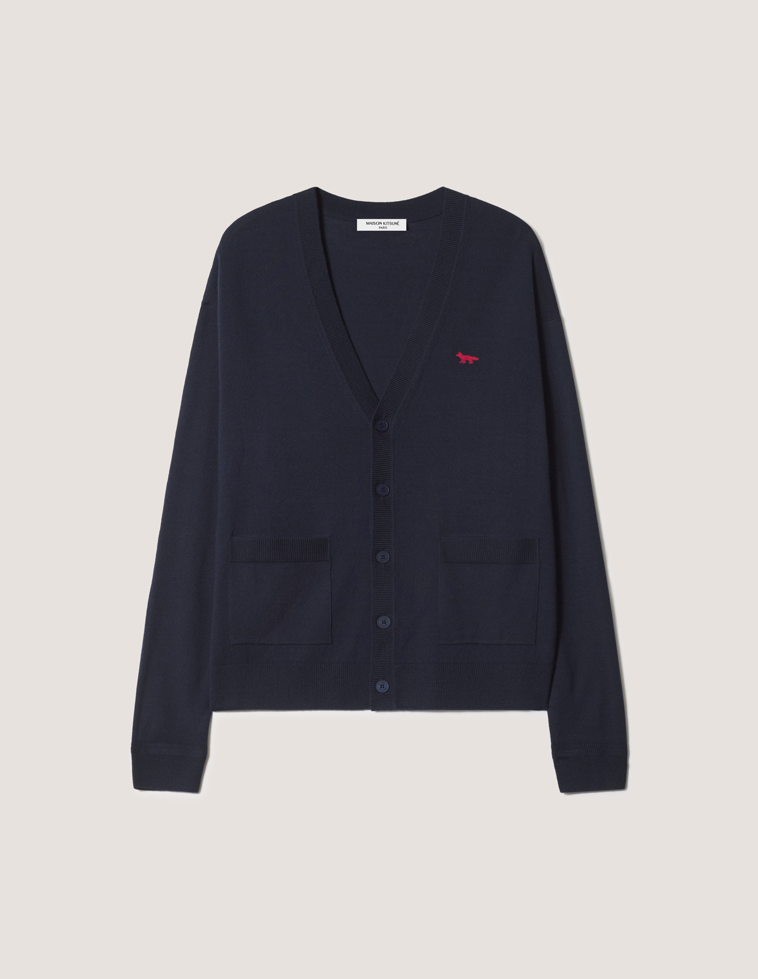 RED PROFILE FOX COMFORT CARDIGAN