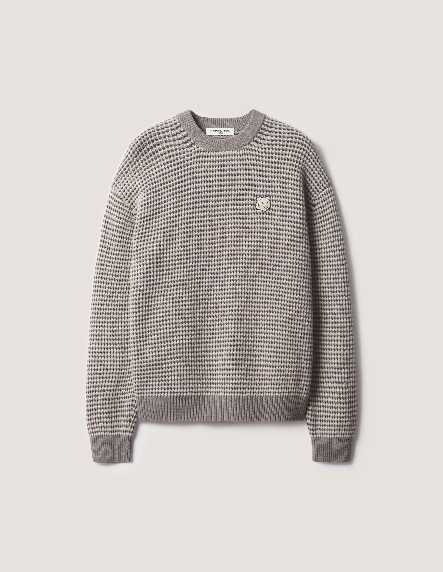 FOX HEAD WAFFLE STITCH COMFORT JUMPER