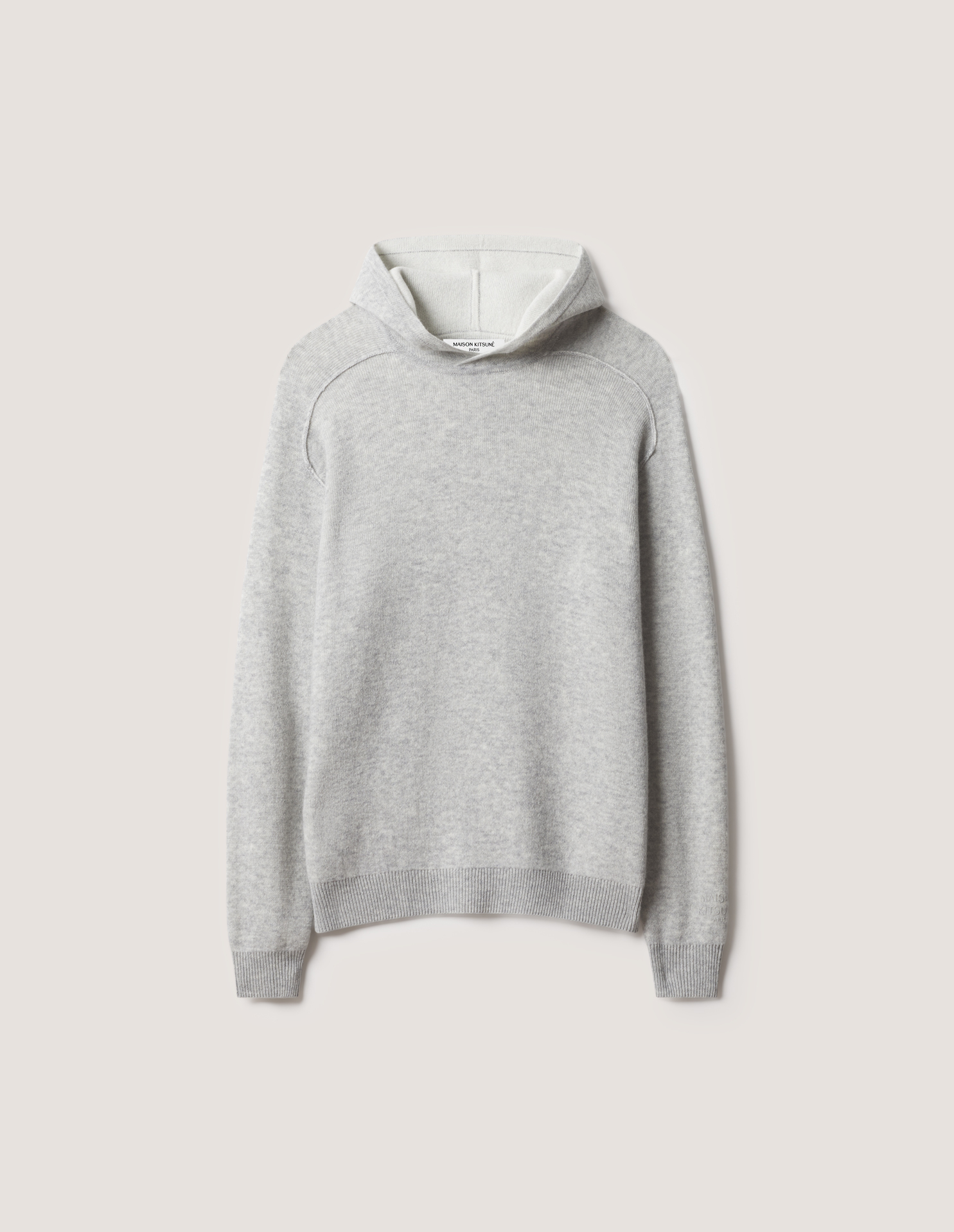 WOOL CASHMERE DOUBLE FACE HOODIE