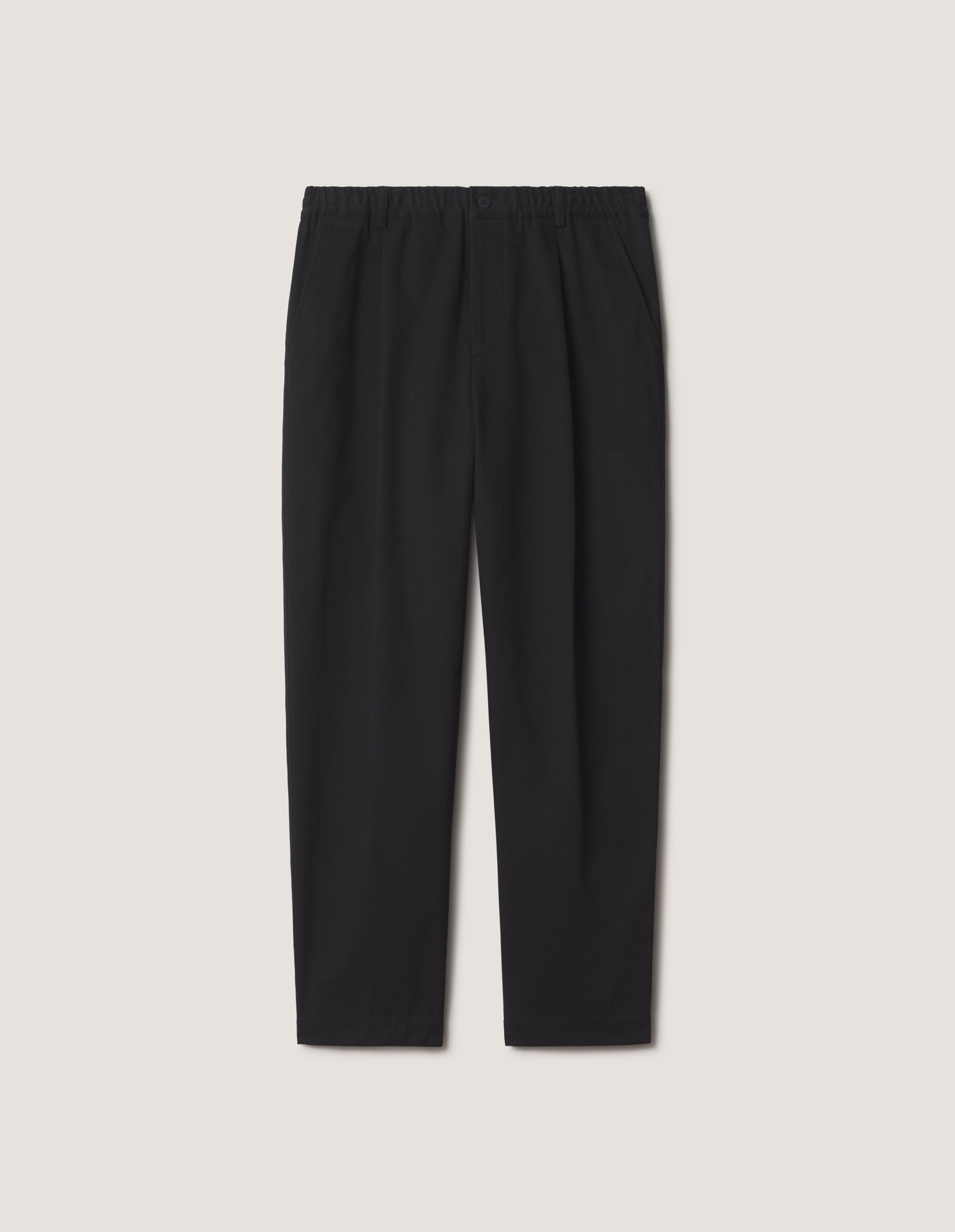 ELASTICATED PLEATED PANTS