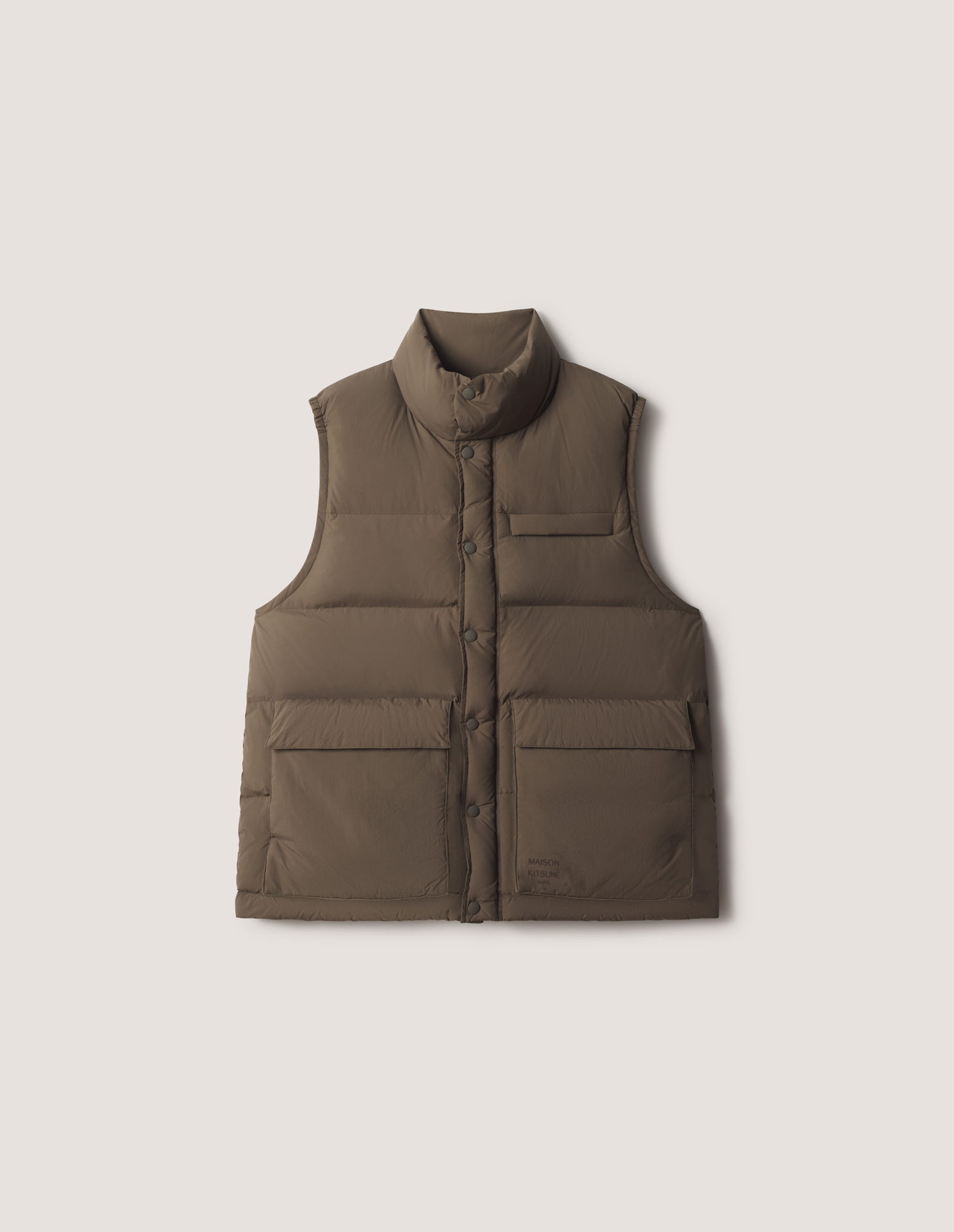 SLEEVELESS QUILTED PUFFER